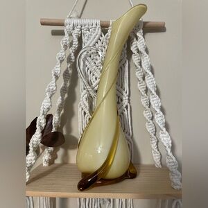 Cristalleria Fratelli Betti Empoli Butterscotch Pitcher